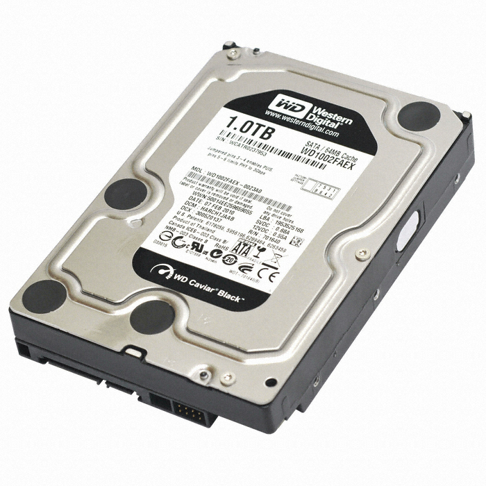 Western Digital WD BLACK 7200/64M (WD1002FAEX, 1TB)_이미지