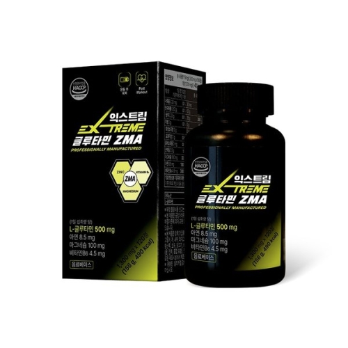 익스트림 L글루타민 ZMA 120정 (1개)_이미지