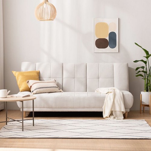 삼익가구 유즈 아쿠아텍스 패브릭 소파베드 3인용_이미지