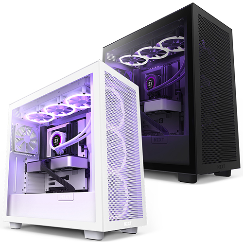 NZXT H7 Flow 브리보텍 (매트 화이트)