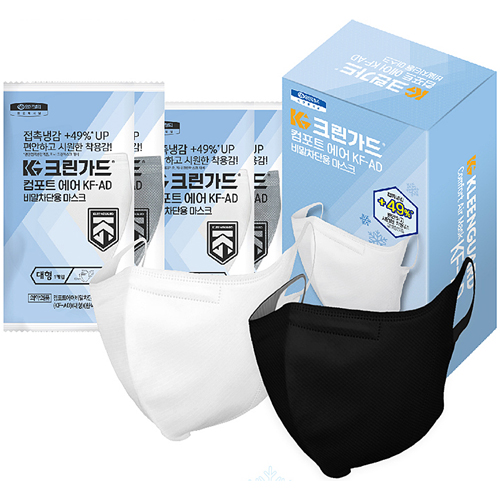 ㅤ컴포트 에어 비말차단 마스크 KF-AD 대형 블랙