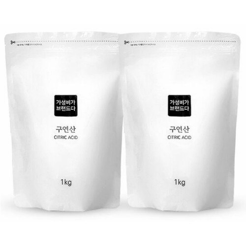 구연산 지퍼백 1kg