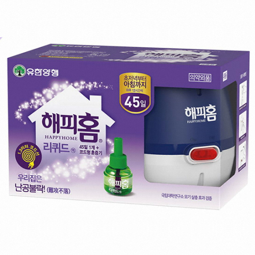 해피홈 리퀴드 코드형 훈증기 + 리필 45일 (1세트)_이미지