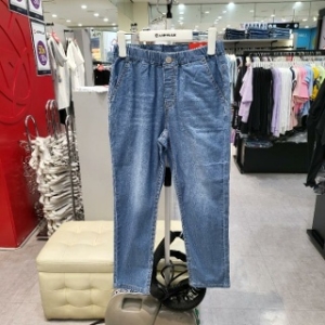 sh06 테이퍼드핏 9부 밴딩데님팬츠 A242B3121B S14925608