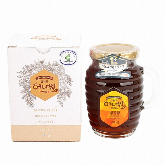 강원도 허니원 밤꽃꿀 핸들컵 300g (3개)_이미지
