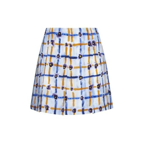 마르니 숏 스커트 GOMA0612U0UTSG10SAB21 BLUE