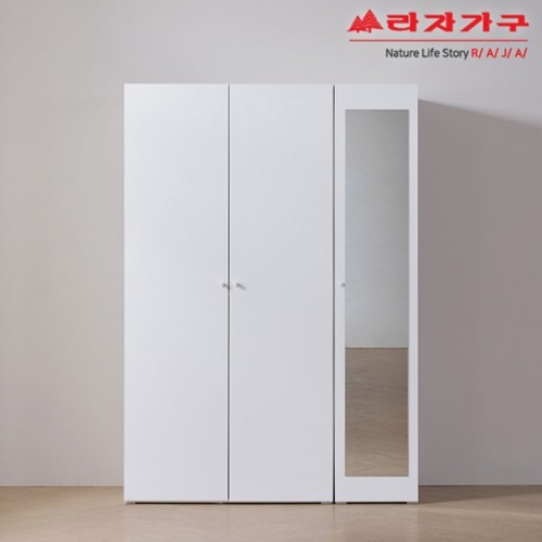 라자가구 비바 키큰 모노 광폭 실속형 옷장세트 1400_이미지