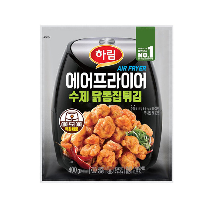 하림 에어프라이어 수제 닭똥집튀김 400g이미지입니다. 누르면 해당 게시물로 새창이동합니다.