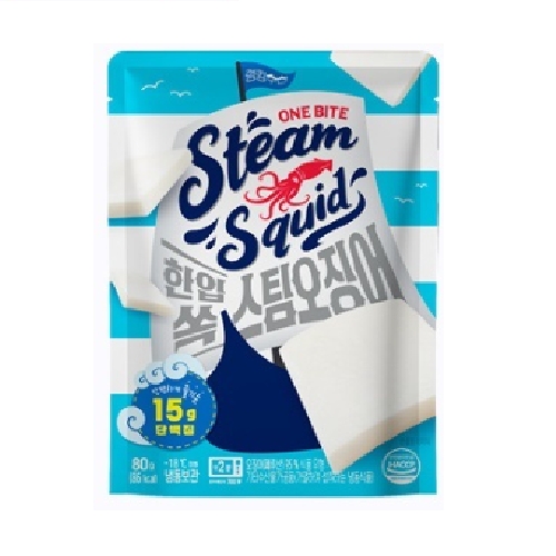 푸드나무 랭킹수산 한입 쏙 스팀오징어 80g (1개)_이미지