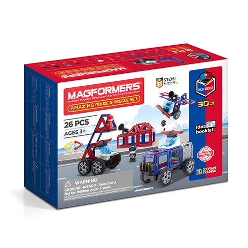 짐보리 맥포머스 맥포머스 어메이징 폴리스 세트 (26조각)