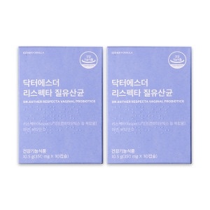  에스더포뮬러 닥터에스더 리스펙타 질유산균 350mg 30캡슐 [2개]