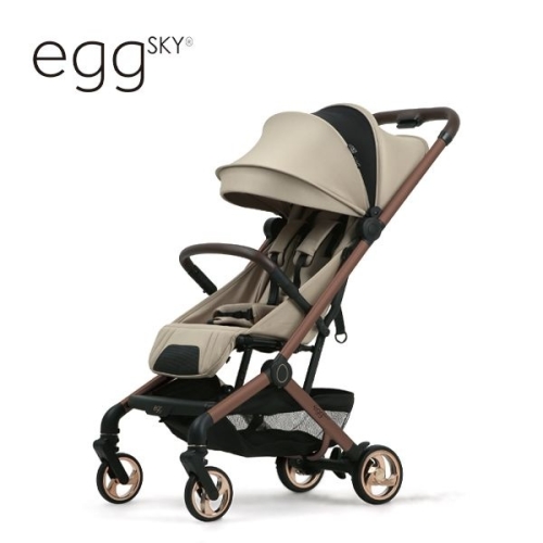 에그 2025 에그 스카이 에이로 기내반입 유모차 휴대용 (버터밀크/초콜렛)_이미지