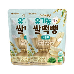 아이배냇 유기농 쌀떡뻥 시금치 30g (2개)