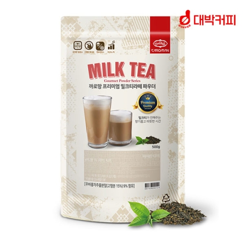 까로망 프리미엄 밀크티 파우더 500g 1개_이미지