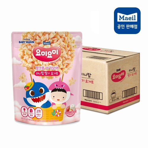 요미요미 미니팝 딸기 요거트 25g (3개)_이미지