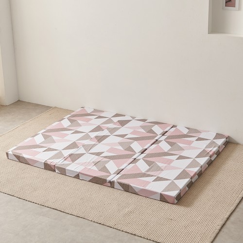 지니앤퍼니 모리 3단 접이식 고탄성 토퍼 매트리스 K (8cm)