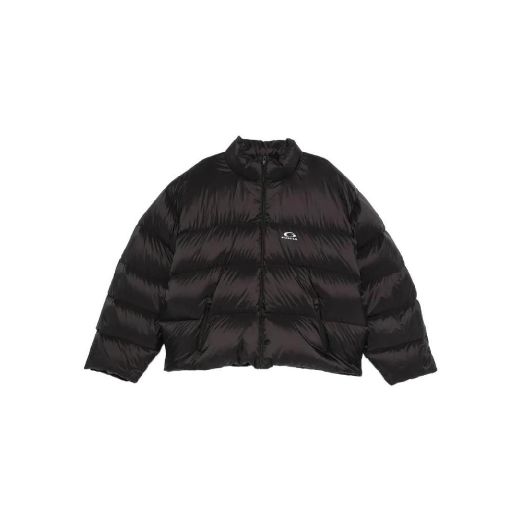 발렌시아가 로고 디테일 패딩 재킷 852049TNO12 T