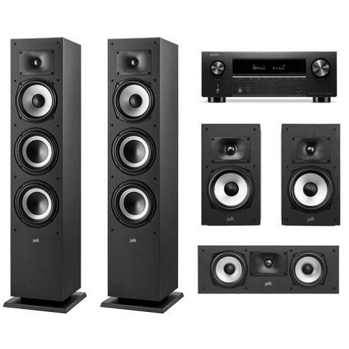 데논 AVR-X2800H + 폴크오디오 XT60 + XT20 5채널