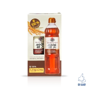  백설 쌀엿 1.2kg [2개]