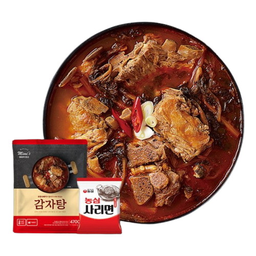 미미의밥상 감자탕 4.7kg+라면사리 110g (1개)