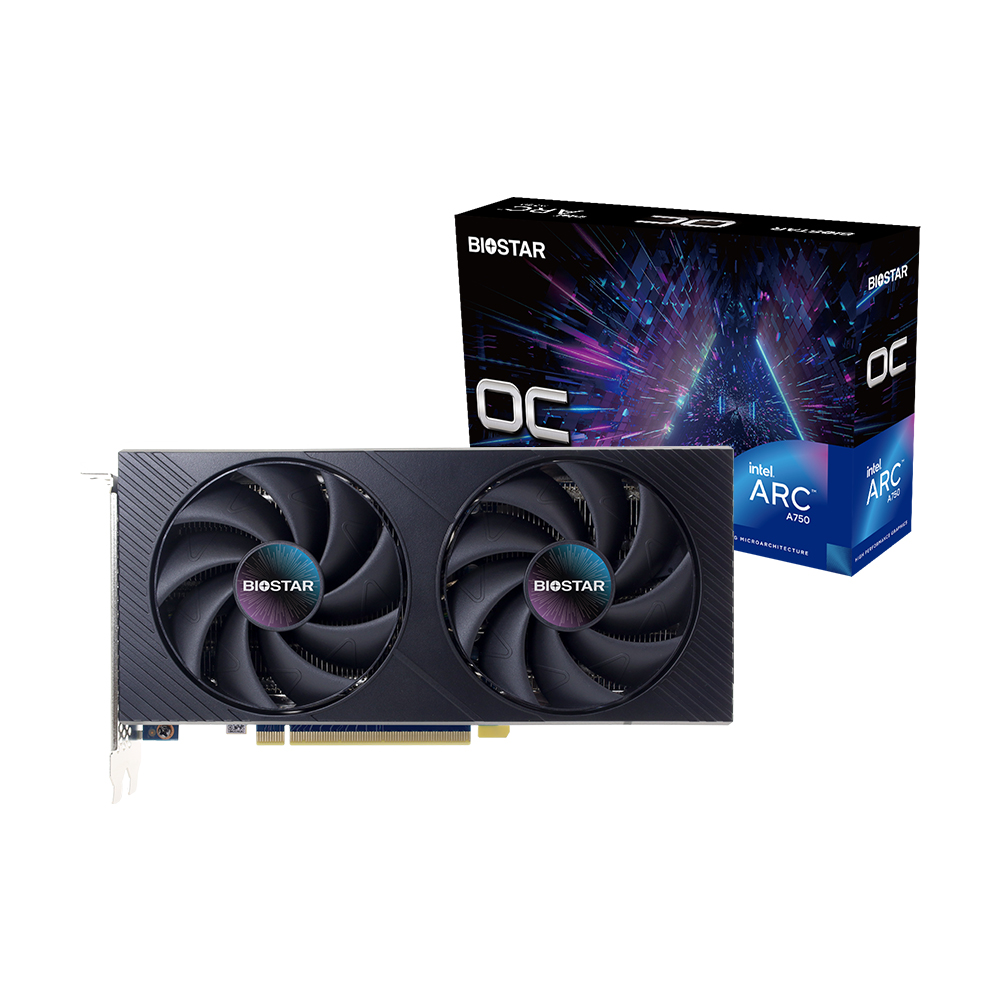 BIOSTAR Arc A750 OC D6 8GB