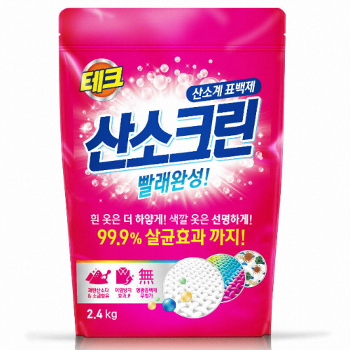 테크 ㅤ산소크린 분말형 2.4kg (2개)_이미지