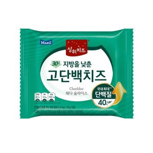 고단백 치즈 15매입 270g