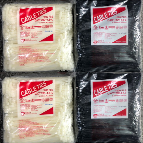 동아 베스텍 케이블타이 200mm이미지입니다. 누르면 해당 게시물로 새창이동합니다.