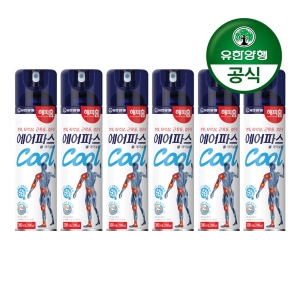유한양행 해피홈 에어파스 쿨 300ml (6개)