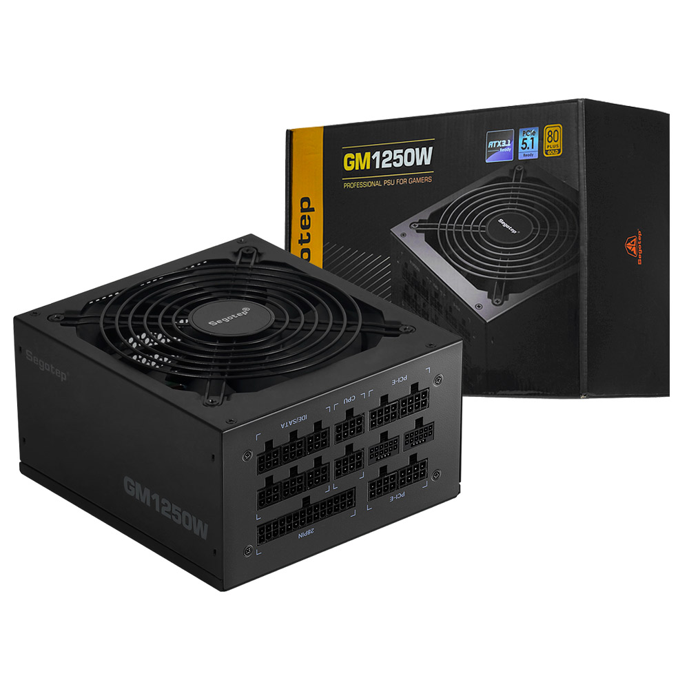 Segotep GM1250W 80PLUS골드 풀모듈러 ATX3.1 블랙이미지입니다. 누르면 해당 게시물로 새창이동합니다.