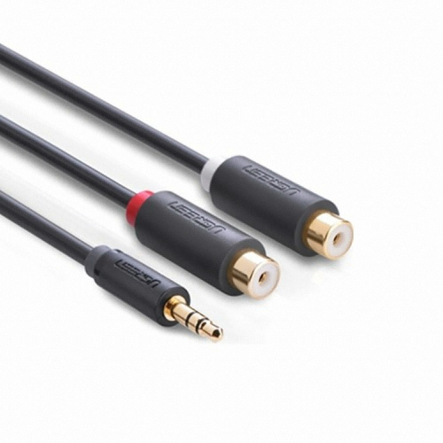 UGREEN 3.5mm 스트레오 to 2RCA 케이블 (0.3m)_이미지