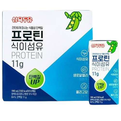 삼육두유 프로틴 식이섬유 190ml