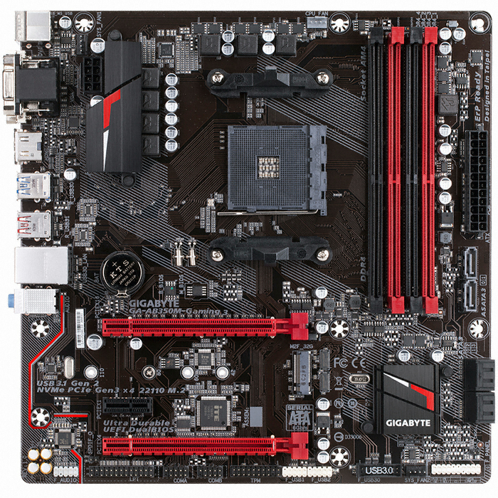 GIGABYTE GA-AB350M-Gaming 3 ���ֿ̹���� �Ǿ���Ʈ