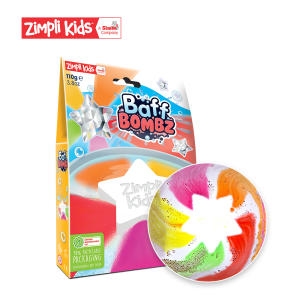 짐플리키즈 유아입욕제 베스밤 레인보우 스타 6502 1입