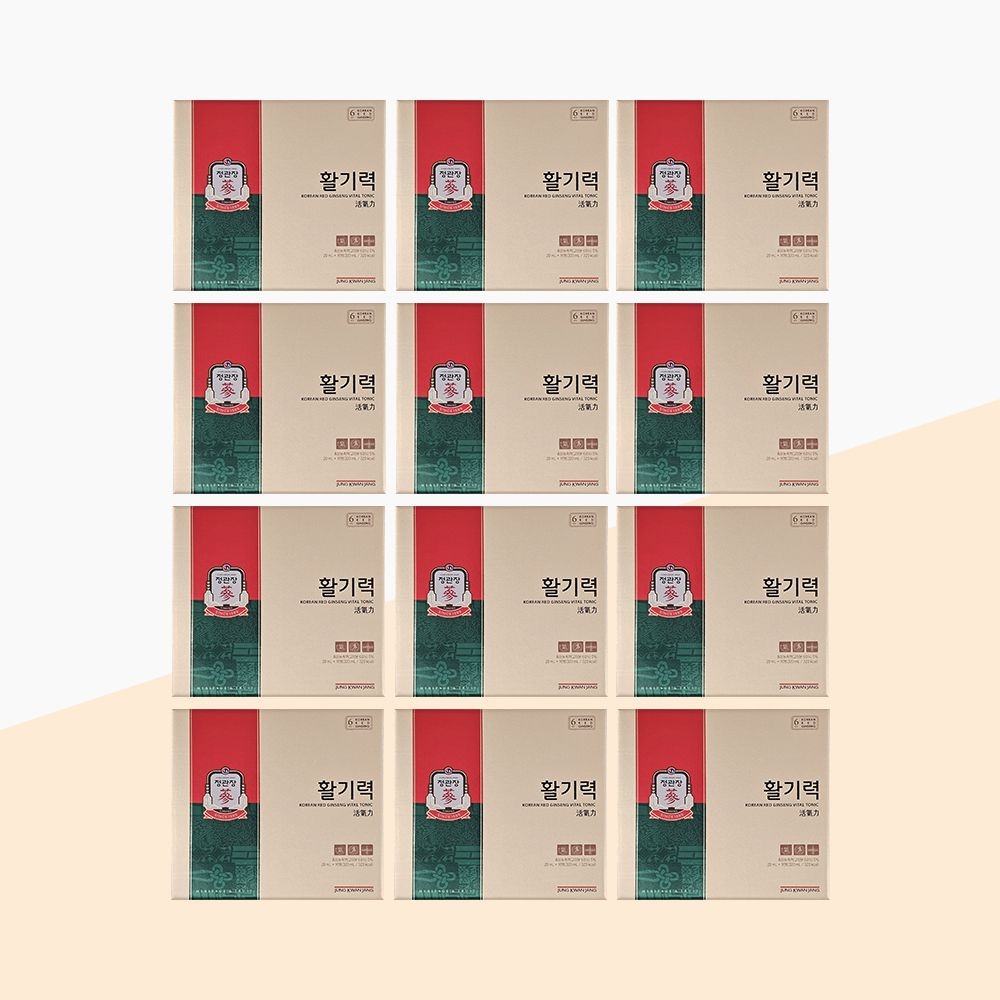 한국인삼공사 정관장 활기력 세트 20ml 16병 (12개)