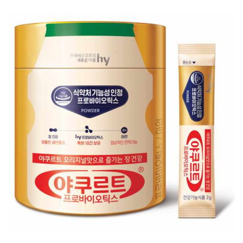 에치와이(HY) 야쿠르트 프로바이오틱스 60포 (1개)