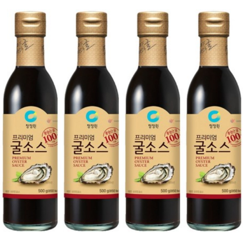 대상 청정원 프리미엄 굴소스 500g (4개)
