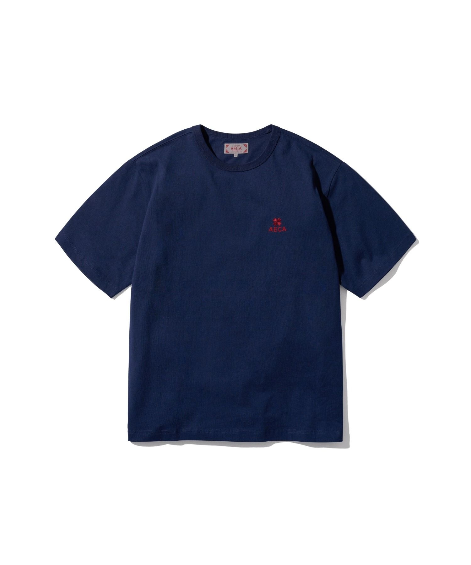 에이카화이트 EVERYDAY AECA CLOVER HALF S리 LEEVE TEE-NAVY AW2602TS11NA 154656_이미지