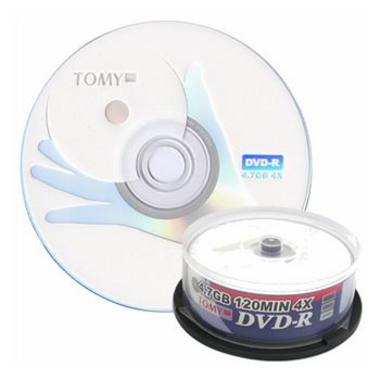 TOMY DVD-R 4.7GB 4x ���� 25��