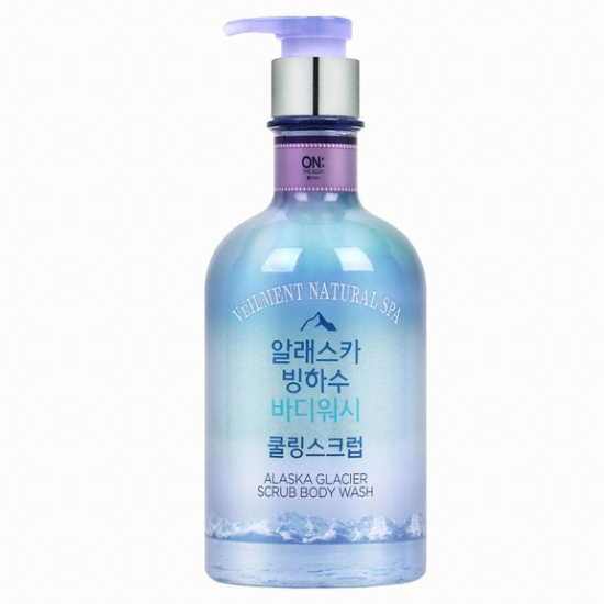 온더바디 벨먼 내추럴 스파 알래스카빙하수 쿨링 스크럽 바디워시 600g (1개)_이미지