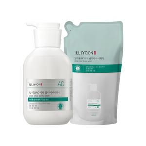 아모레퍼시픽 일리윤 시카 아크네 클리어 등드름 바디워시 400ml (2개)