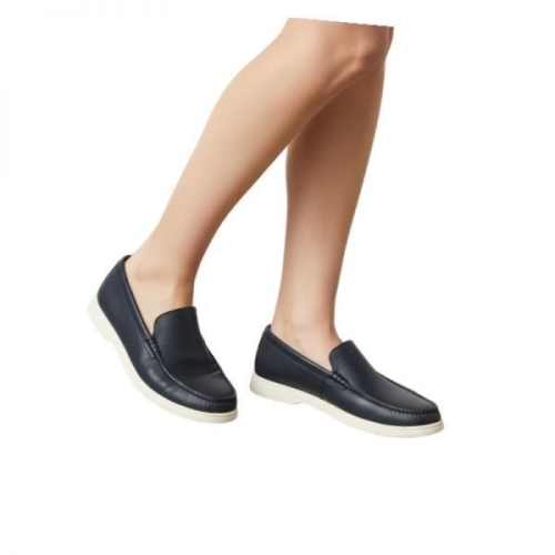 휴고보스 로고 디테일 텀블 가죽 모카신 152294914_이미지