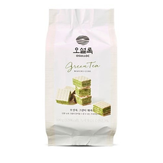 아모레퍼시픽 오설록 그린티웨하스 100g (3개)_이미지