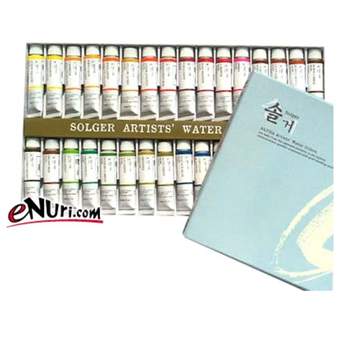 알파색채 알파 솔거 수채화물감 15ml [32색]