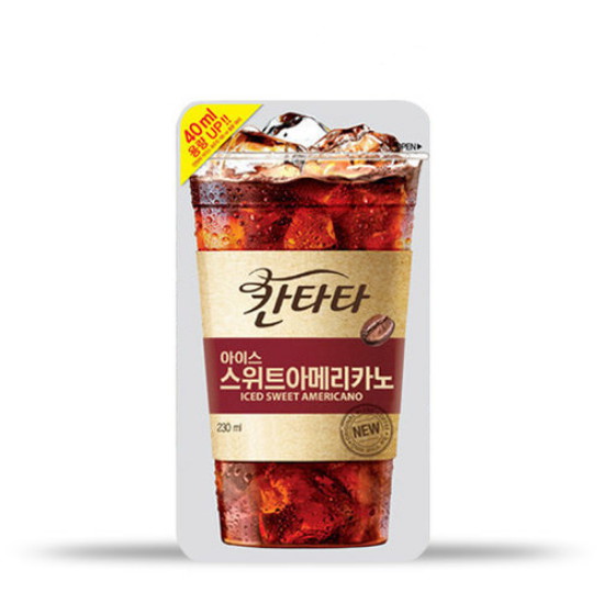 롯데칠성음료 칸타타 아이스 스위트 아메리카노 230ml (20개)_이미지