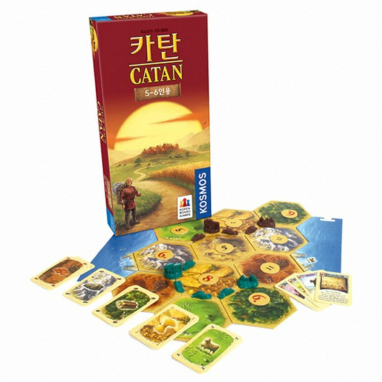 코리아보드게임즈 ㅤ카탄의 개척자 확장 5-6인용 한글판_이미지