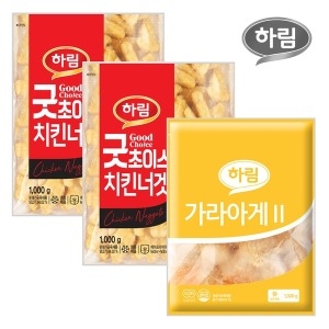 굿초이스 치킨너겟 1kg 2봉+가라아게 1kg 1봉