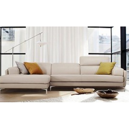 자코모 에세이 카우치형 슈렁큰 천연가죽 소파