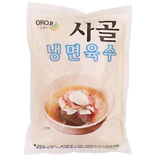 뉴그린푸드 오로지 사골 냉면육수 340g (10개)_이미지