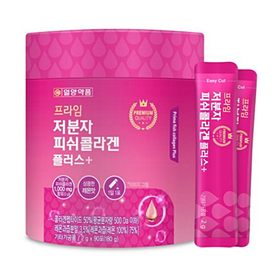 일양약품 프라임 저분자 피쉬콜라겐 플러스 90포 (3개)
